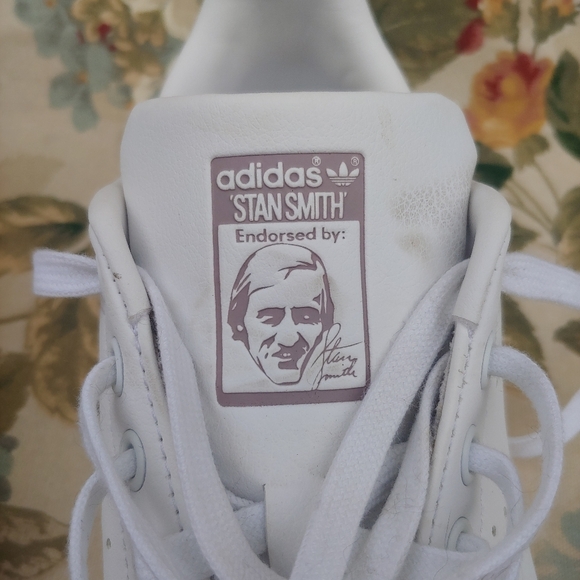 Adidas Stan Smith Women'sWhite and Lavender Sneakers Size 7.5 - Picture 16 of 17